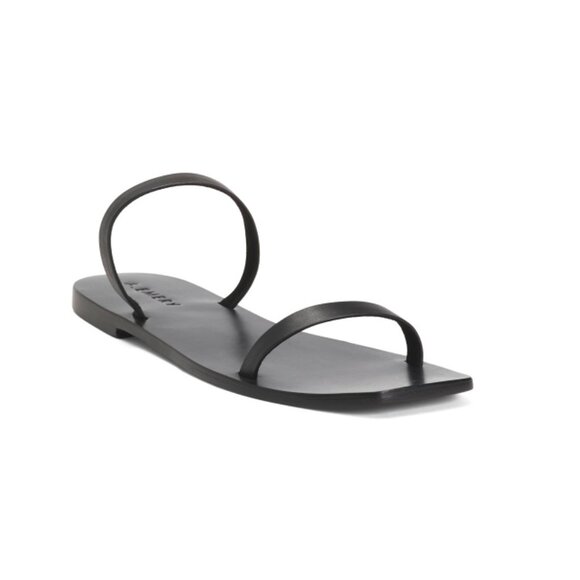 A.EMERY Black Leather The Lola Sandals